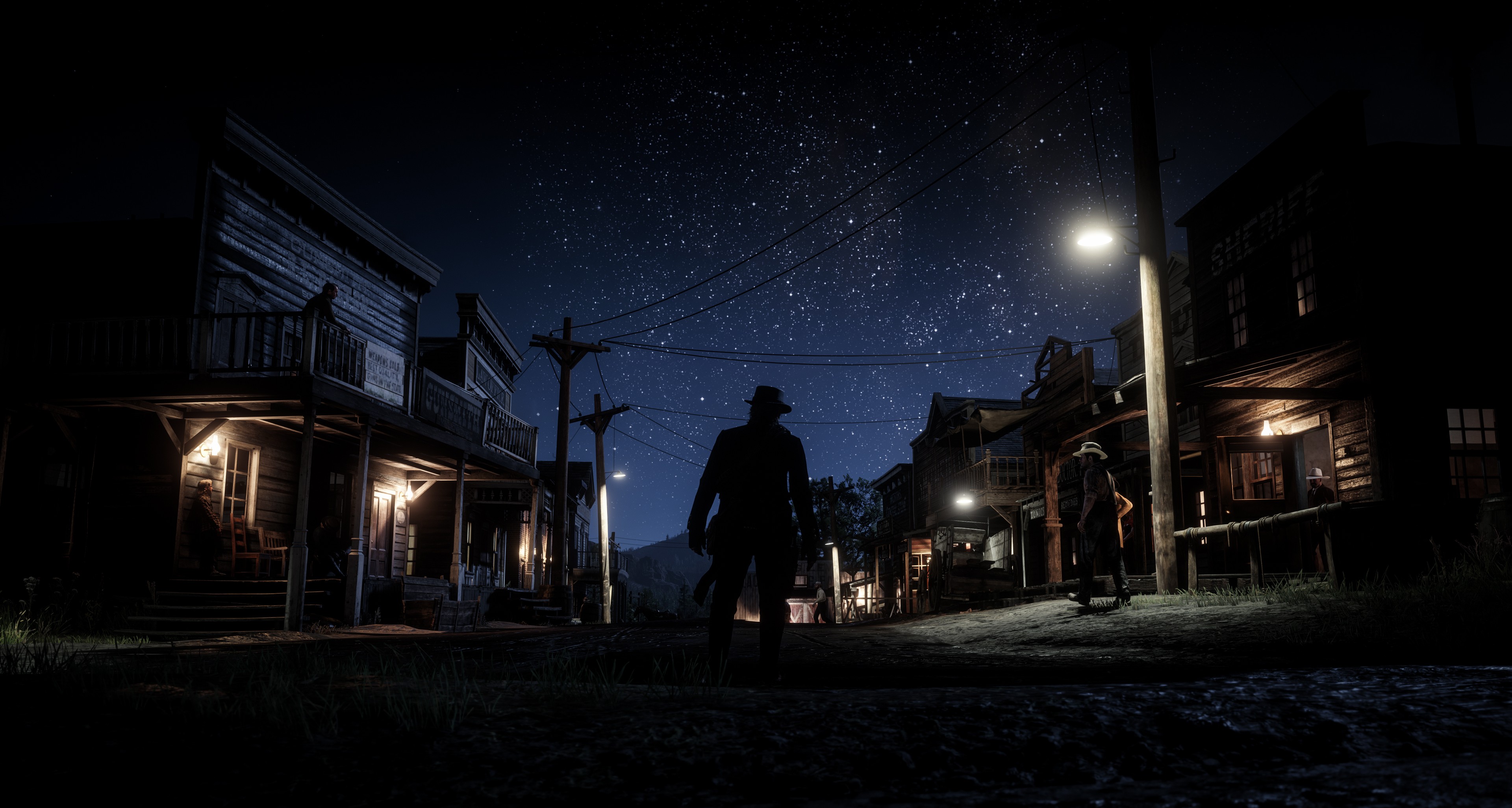 Strawberry Straßen bei Nacht